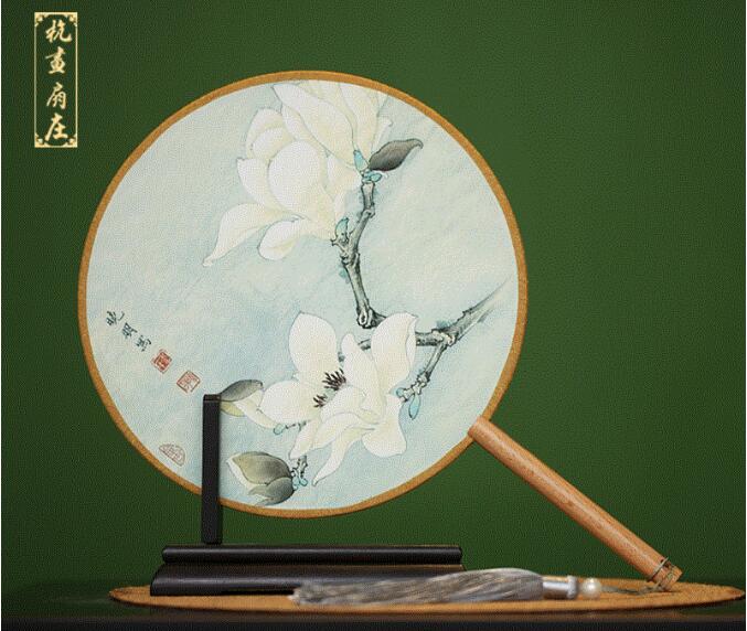 家佳樂文學古典雙面團扇