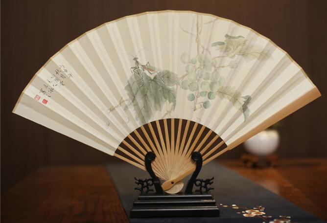 家佳樂文學玉竹折扇圖片