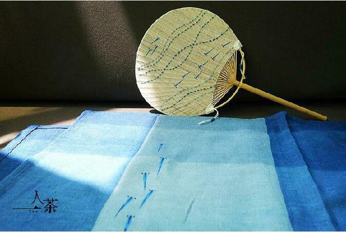 家佳樂(lè)文學(xué)復(fù)古刺繡和風(fēng)扇