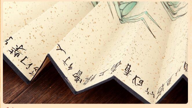 家佳樂文學紅木手繪折扇圖片