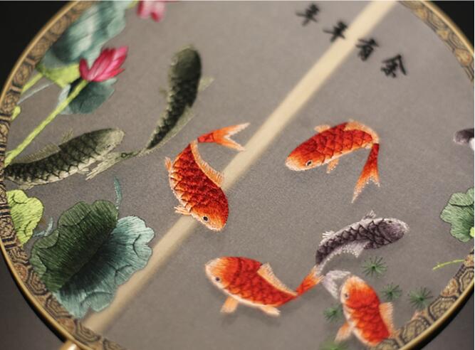 家佳樂文學(xué)蘇繡真絲扇