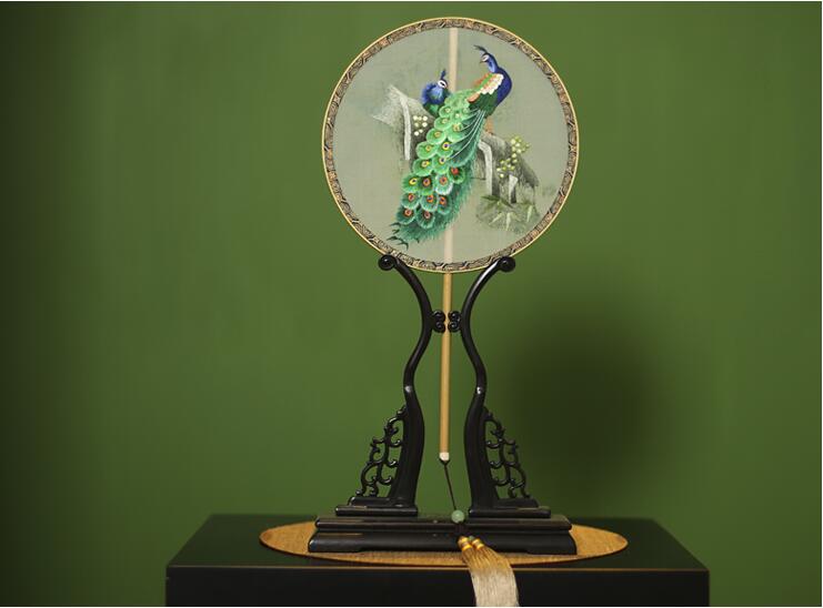 家佳樂文學(xué)蘇繡真絲扇