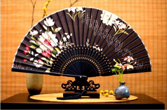 家佳樂文學(xué)真絲絲綢工藝折扇