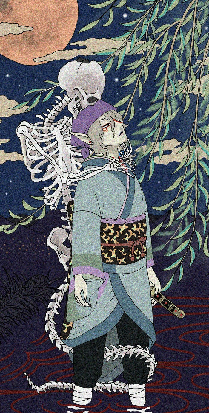 古風(fēng)動(dòng)漫《怪化貓》壁紙圖片