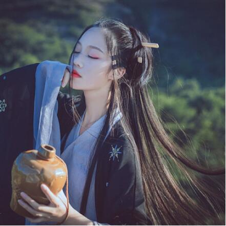 唯美真人古風(fēng)頭像，家佳樂文學(xué)圖片