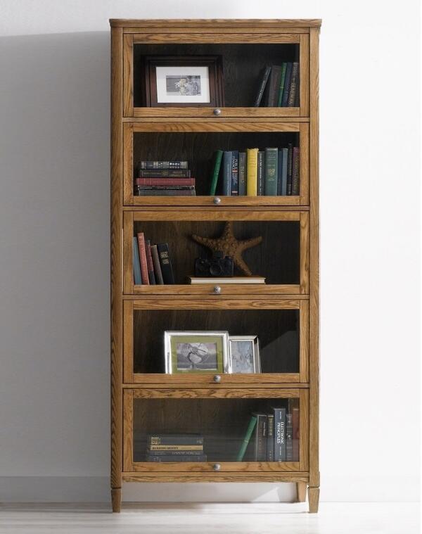 家佳樂(lè)文學(xué)水曲柳中式柜子書(shū)架