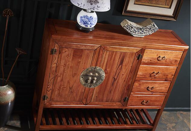 古典雕花實木中式柜子圖片