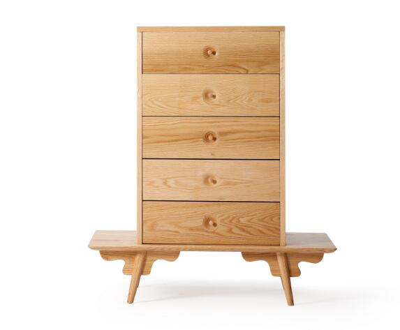 復古橡木中式柜子，五斗柜子圖片