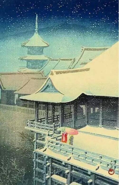 繪本中的亭臺樓閣古風(fēng)圖片