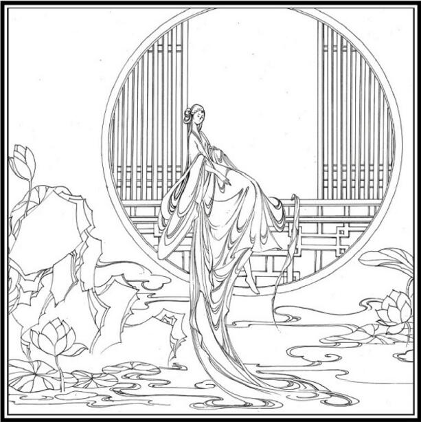 白蛇傳的故事，白蛇傳繪本插畫