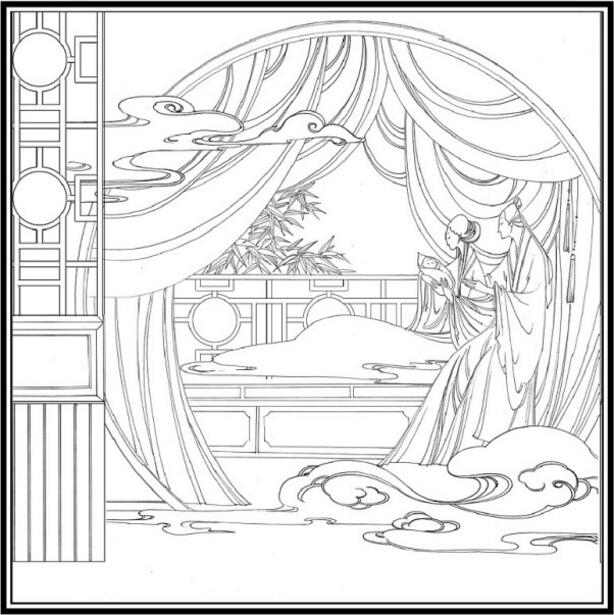 白蛇傳的故事，白蛇傳繪本插畫