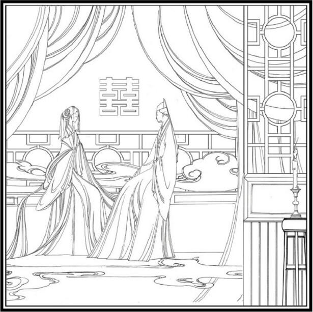 白蛇傳的故事，白蛇傳繪本插畫