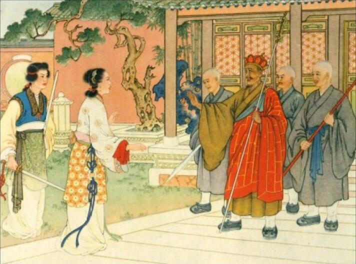 家佳樂文學(xué)白蛇傳奇，白蛇傳繪本插畫