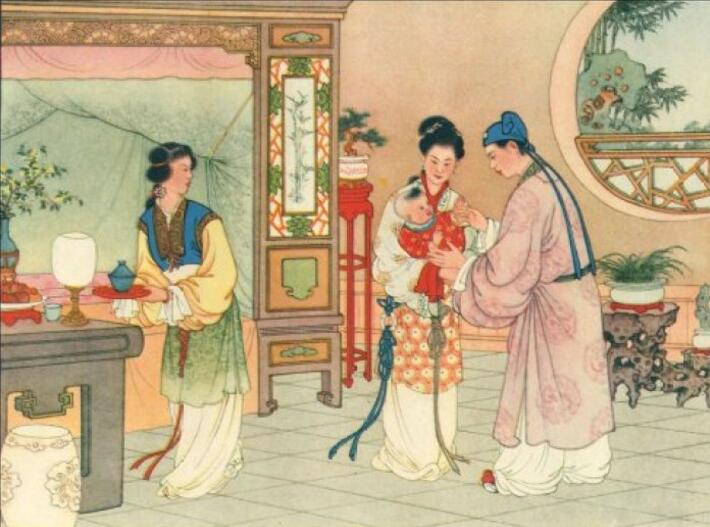 家佳樂文學(xué)白蛇傳奇，白蛇傳繪本插畫