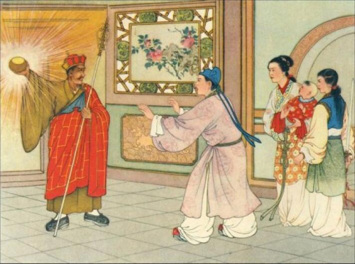 家佳樂文學(xué)白蛇傳奇，白蛇傳繪本插畫