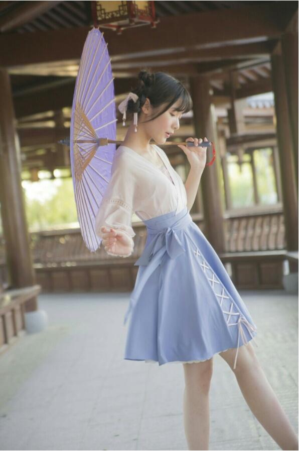 徐嬌漢服古裝圖片，家佳樂文學(xué)圖片