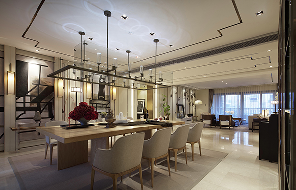 新中式裝修設(shè)計，會舍圖（三）