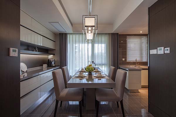 新中式裝修設(shè)計，會舍圖(四)