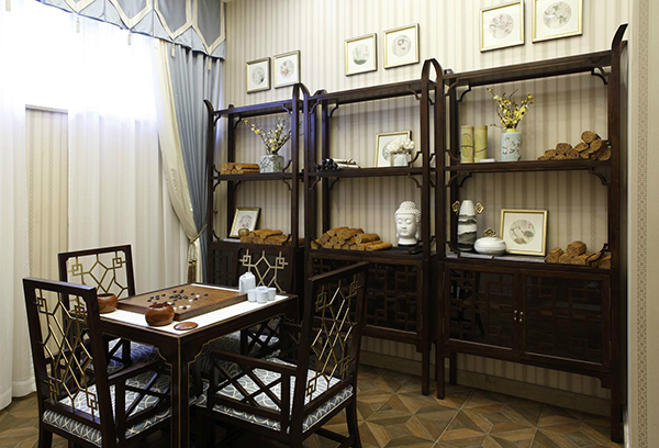 簡單別致的新中式會舍裝修設(shè)計