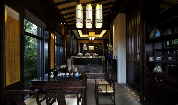 新中式裝修設(shè)計圖，會舍裝修