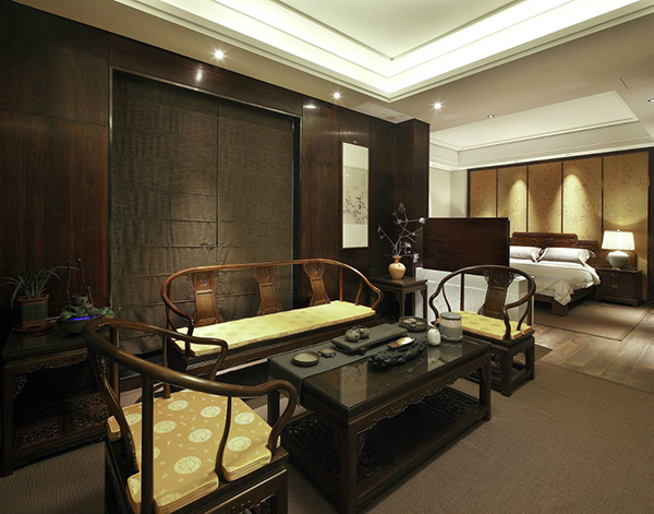 新中式裝修設(shè)計圖，會舍裝修