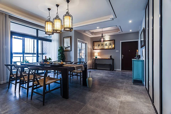 新中式房屋設(shè)計，會舍裝修設(shè)計圖