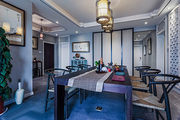 新中式房屋設(shè)計，會舍裝修設(shè)計圖