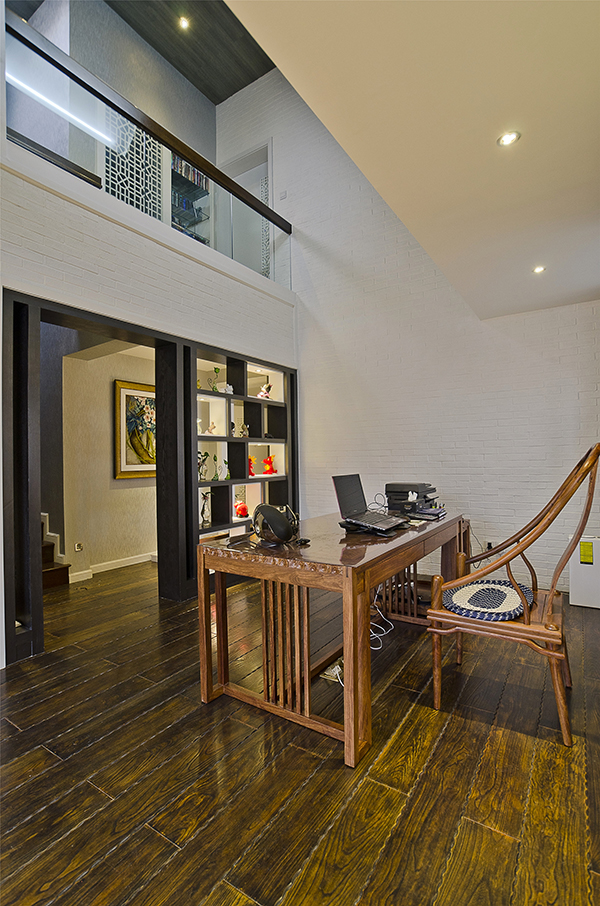 簡(jiǎn)潔清爽的會(huì)舍新中式裝修設(shè)計(jì)