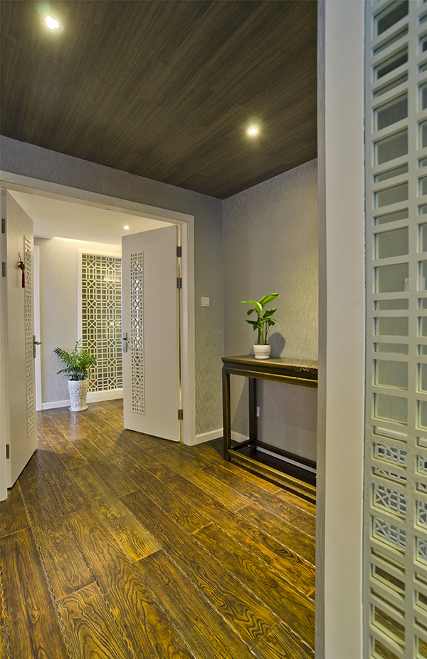 簡(jiǎn)潔清爽的會(huì)舍新中式裝修設(shè)計(jì)