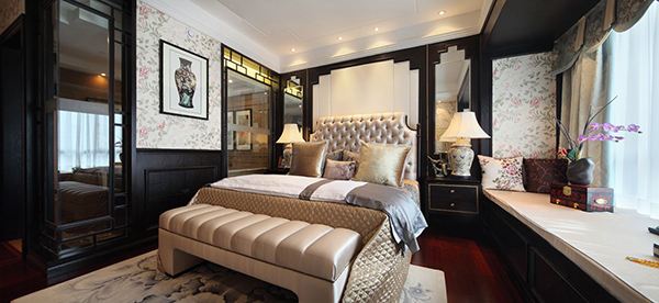 新中式風(fēng)格會(huì)舍的裝修圖