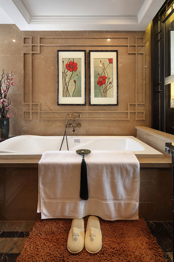 新中式風(fēng)格會舍的裝修圖