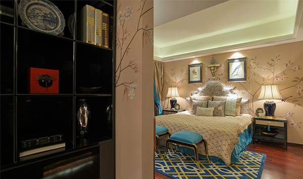 新中式裝飾風(fēng)格，會(huì)舍裝修設(shè)計(jì)