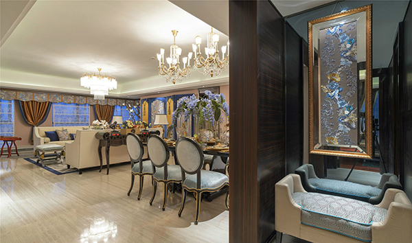 新中式裝飾風(fēng)格，會(huì)舍裝修設(shè)計(jì)