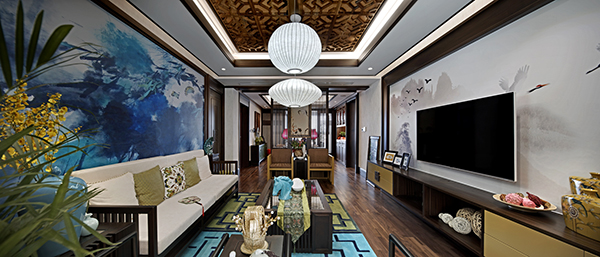 中式裝修風(fēng)格會舍設(shè)計(jì)