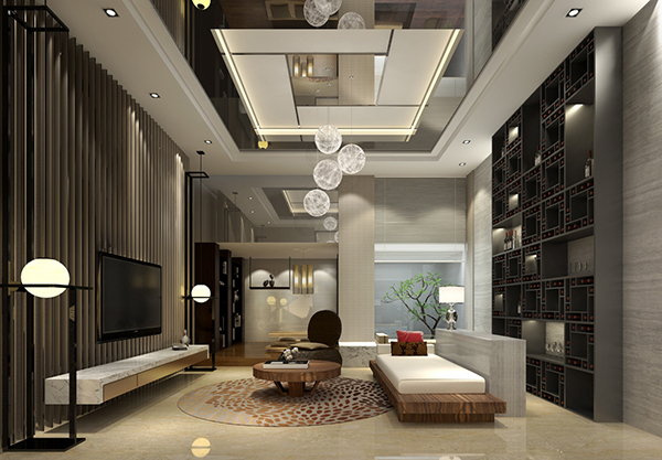 會舍裝修設計，新中式裝修設計