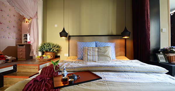 新中式裝修設計圖，會舍裝修圖