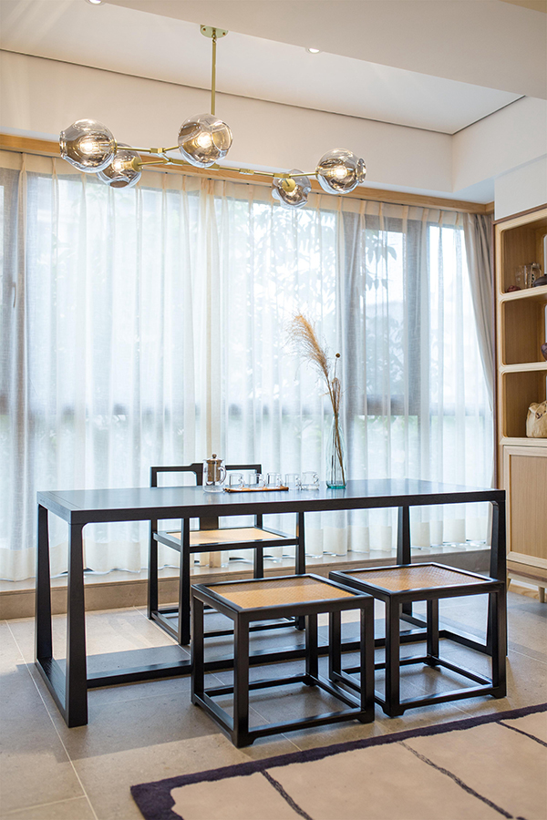 新中式裝修設(shè)計，會舍裝修設(shè)計