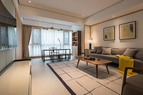 新中式裝修設計，會舍裝修設計