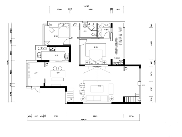 新中式裝修設(shè)計(jì)圖，會(huì)舍裝修設(shè)計(jì)圖