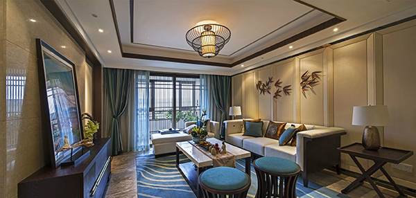 新中式設(shè)計(jì)，會(huì)舍的裝修設(shè)計(jì)圖