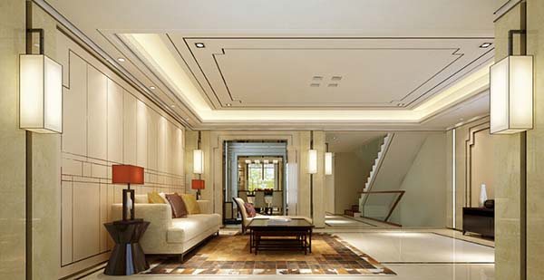 新中式裝修設(shè)計(jì)，會(huì)舍裝修設(shè)計(jì)圖（一）