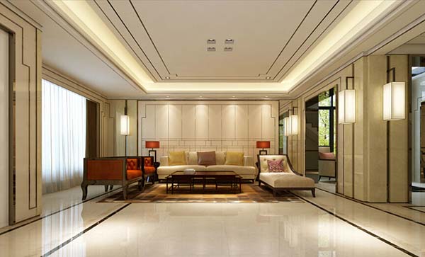 新中式裝修設(shè)計(jì)，會(huì)舍裝修設(shè)計(jì)圖（一）