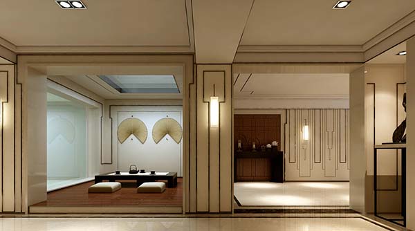 新中式裝修設(shè)計(jì)，會(huì)舍裝修設(shè)計(jì)圖（一）