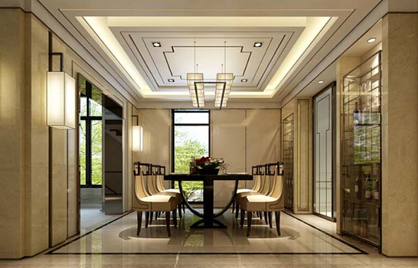 新中式裝修設(shè)計(jì)，會(huì)舍裝修設(shè)計(jì)圖（一）