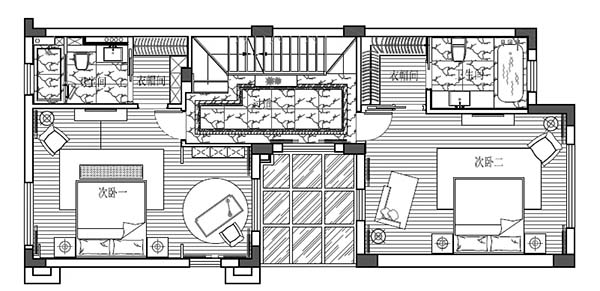新中式裝修設(shè)計，會舍裝修設(shè)計圖（一）