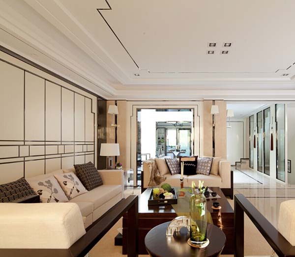 新中式裝修設(shè)計，會舍裝修設(shè)計圖（一）