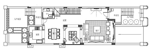 新中式裝修設(shè)計，會舍裝修設(shè)計圖（一）