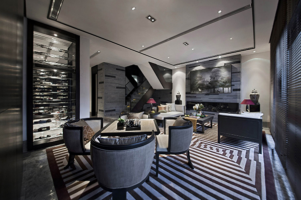 新中式會舍裝修設(shè)計樣板圖