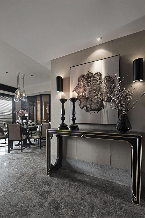 新中式會舍裝修設(shè)計樣板圖