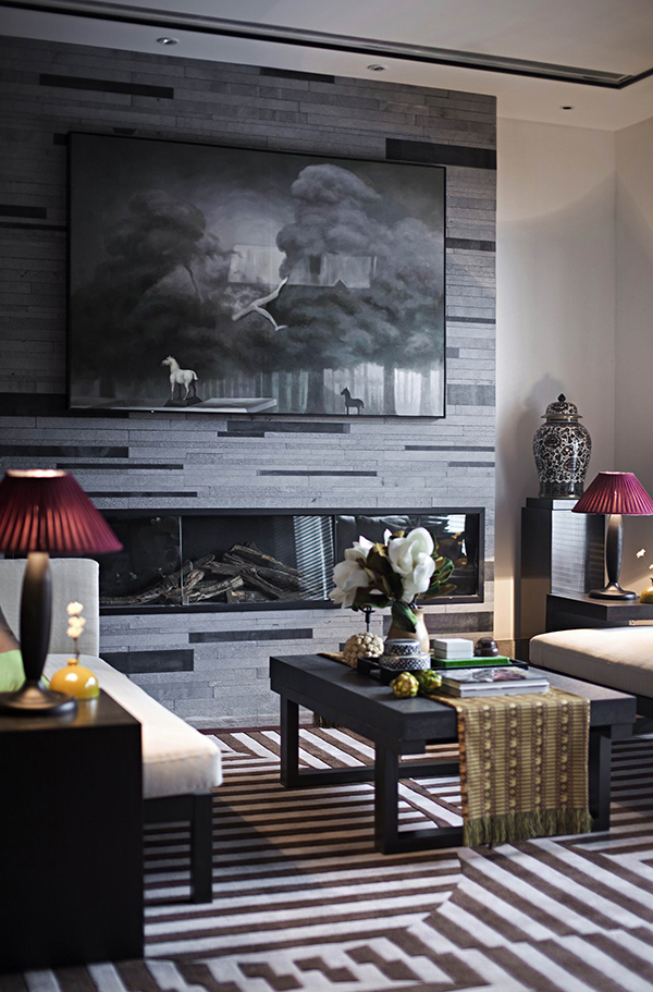 新中式會舍裝修設(shè)計樣板圖